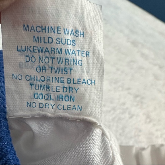 Vintage Animations Shirt & Blue Corduroy Dress Set Embroidered Flowers Girls 3T - Picture 9 of 10